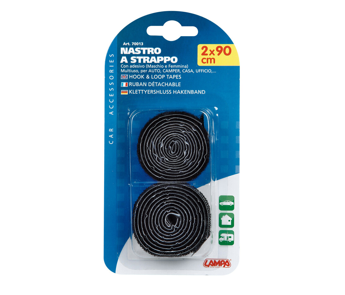 FITA DE VELCRO 2X90CM LAMPA