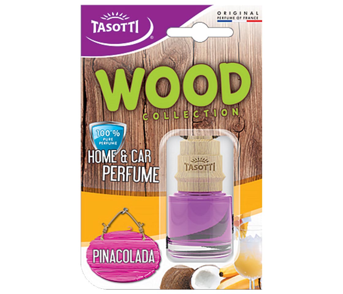 AMBIENTADOR TASOTTI WOOD 7ML PINACOLADA PARA CARRO & CASA