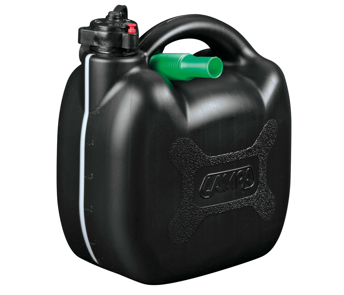 JERRYCAN PLÁSTICO PRETO 5L LAMPA