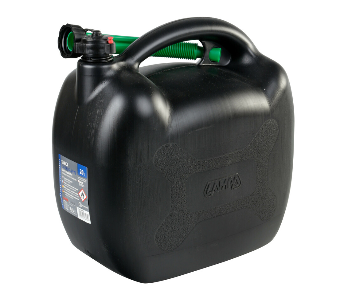 JERRYCAN PLÁSTICO PRETO 20L LAMPA