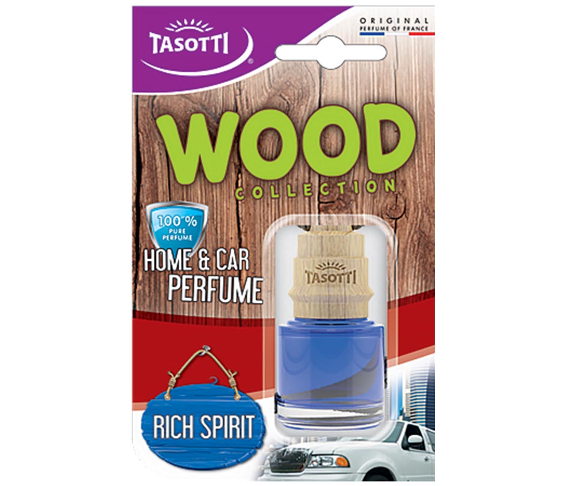 AMBIENTADOR TASOTTI WOOD 7ML RICH SPIRIT PARA CARRO & CASA