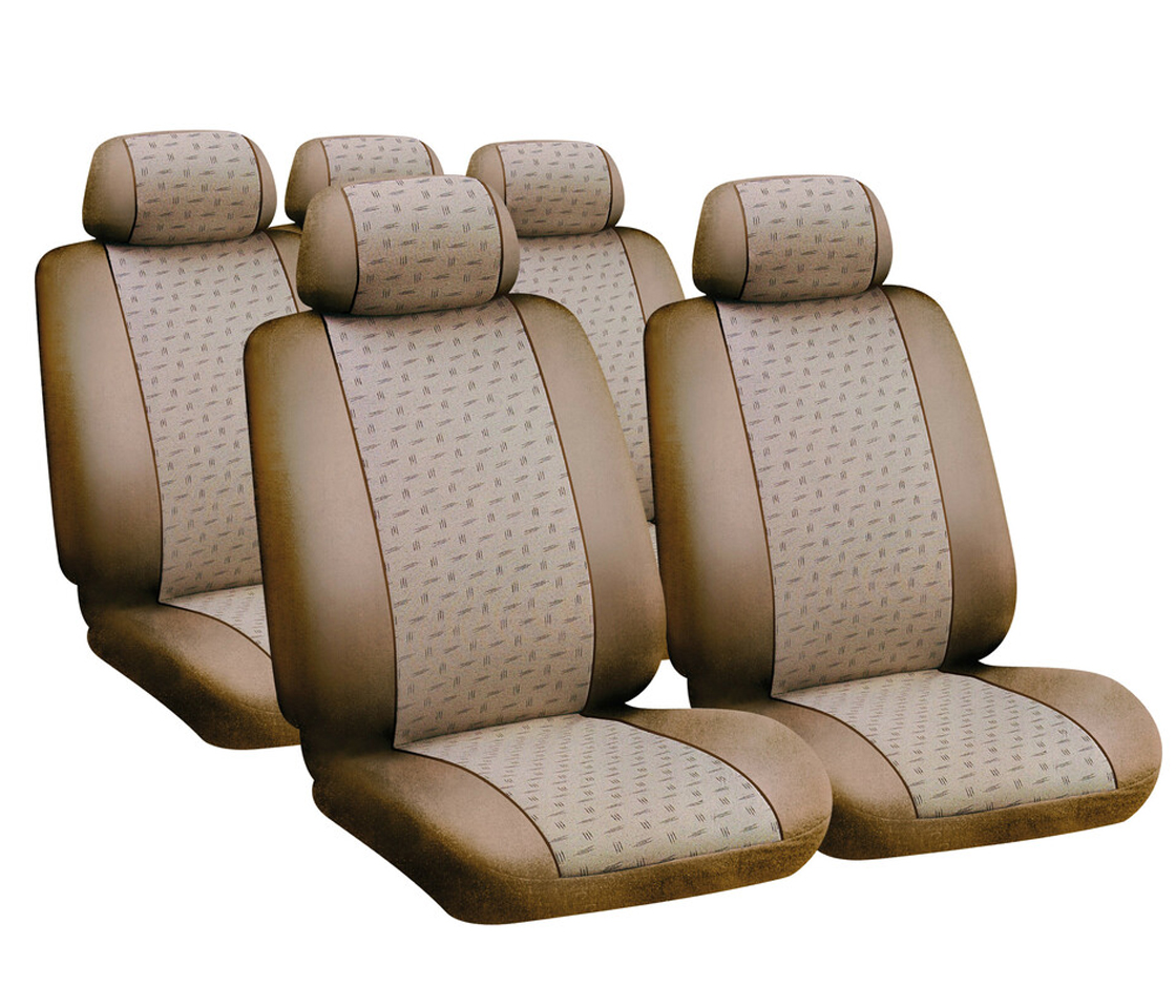 CAPAS DE BANCO PARA CARROS 5 LUGARES BEJE 54935 LAMPA
