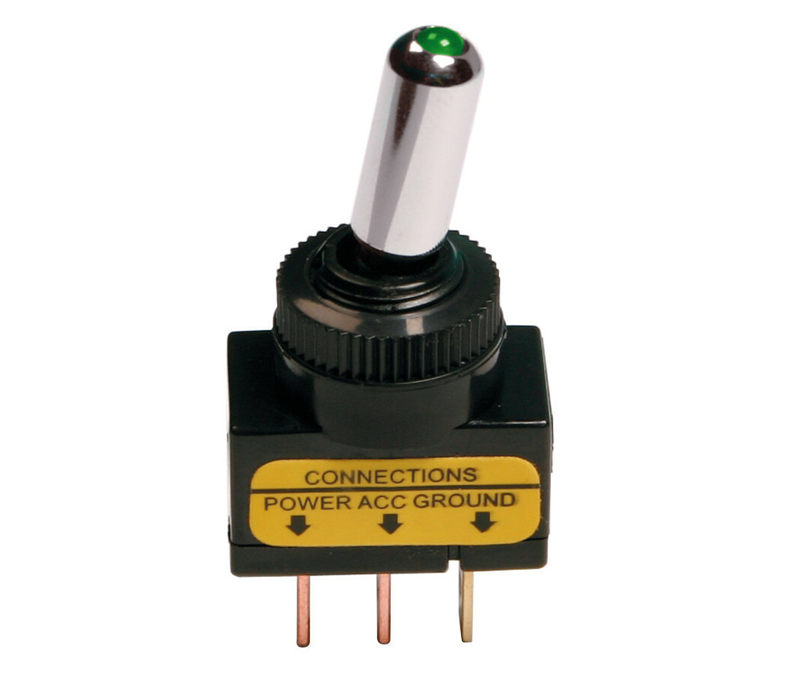 INTERRUPTOR TIPO SWITCH 3 TERM. LED VERDE12V 45560 INTERRUPTOR TIPO SWITCH 3 TERM. LED VERDE12V 45560