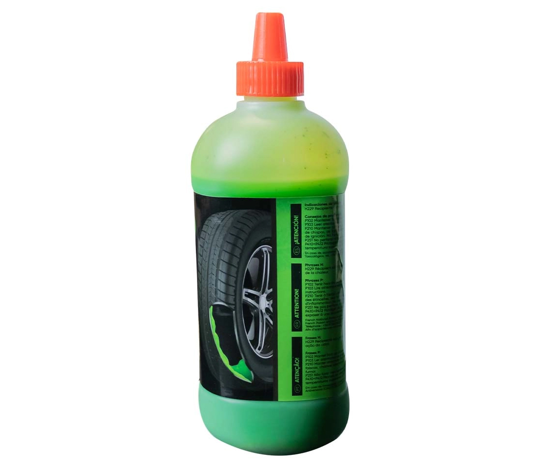 LIQUIDO DE RECARGA PARA KIT REPARAÇÃO PNEUS 500ML 