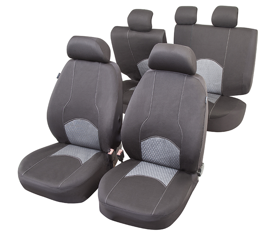 CAPAS DE BANCO PARA CARROS 5 LUGARES CINZA T3 MOSCOVO ELEGANT