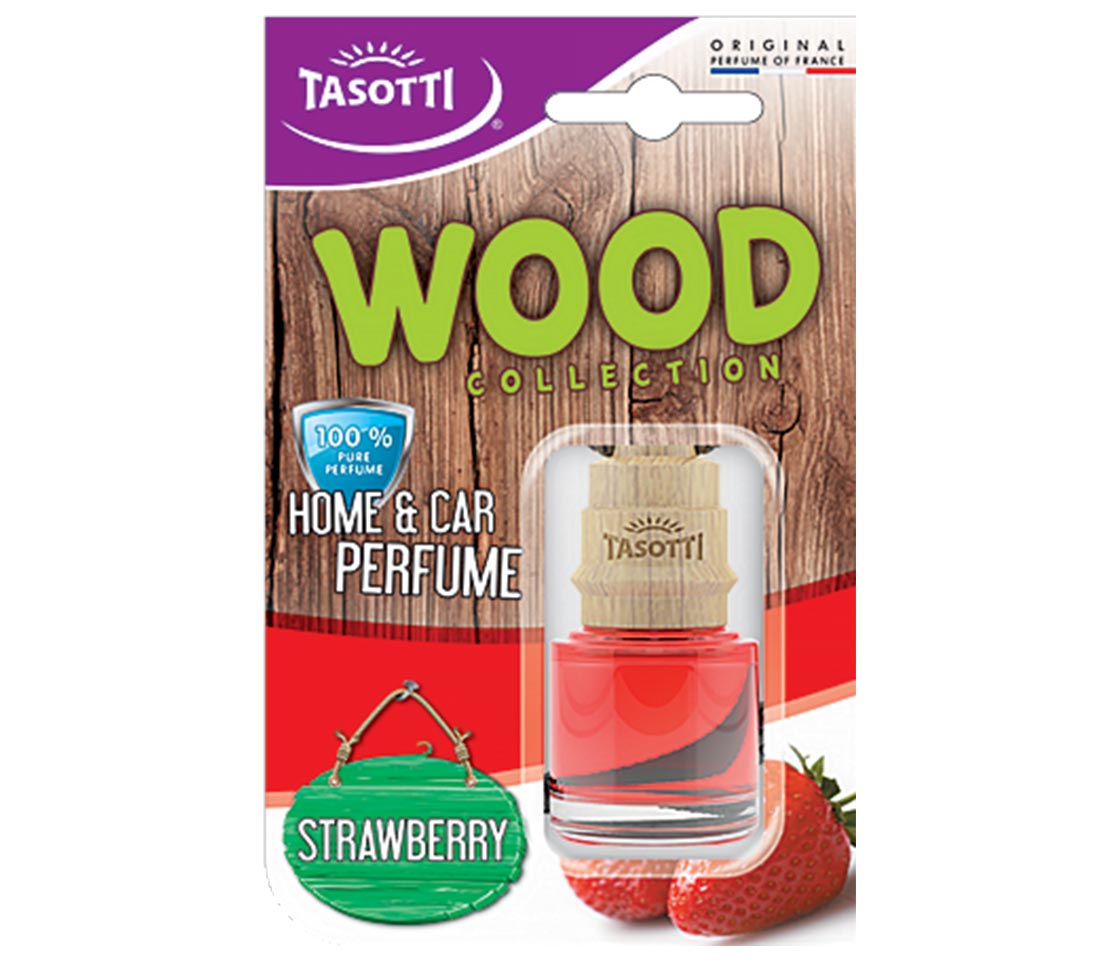 AMBIENTADOR TASOTTI WOOD 7ML STRAWBERRY PARA CARRO & CASA