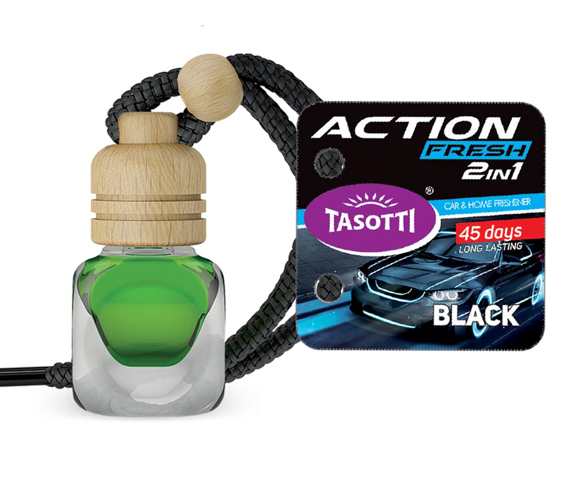 AMBIENTADOR TASOTTI ACTION FRESH BLACK PARA CARRO & CASA
