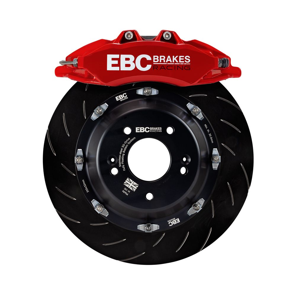 KIT TRAVAGEM EBC BRAKES APOLLO RACING RED VW GOLF GTI MK7/MK8 2.0 TURBO