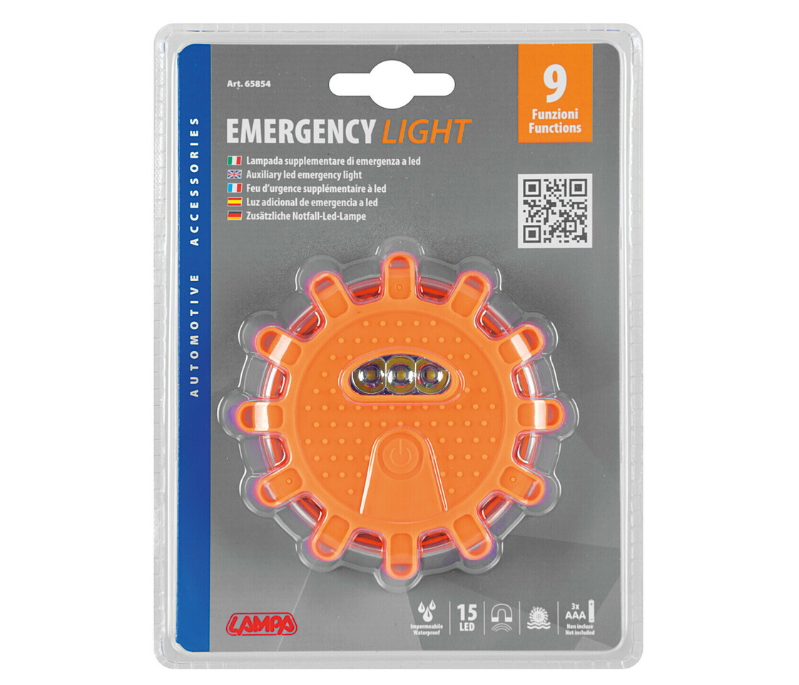 LUZ LED EMERGENCIA 15 LEDS MAGNETICA 10MM LAMPA 65854