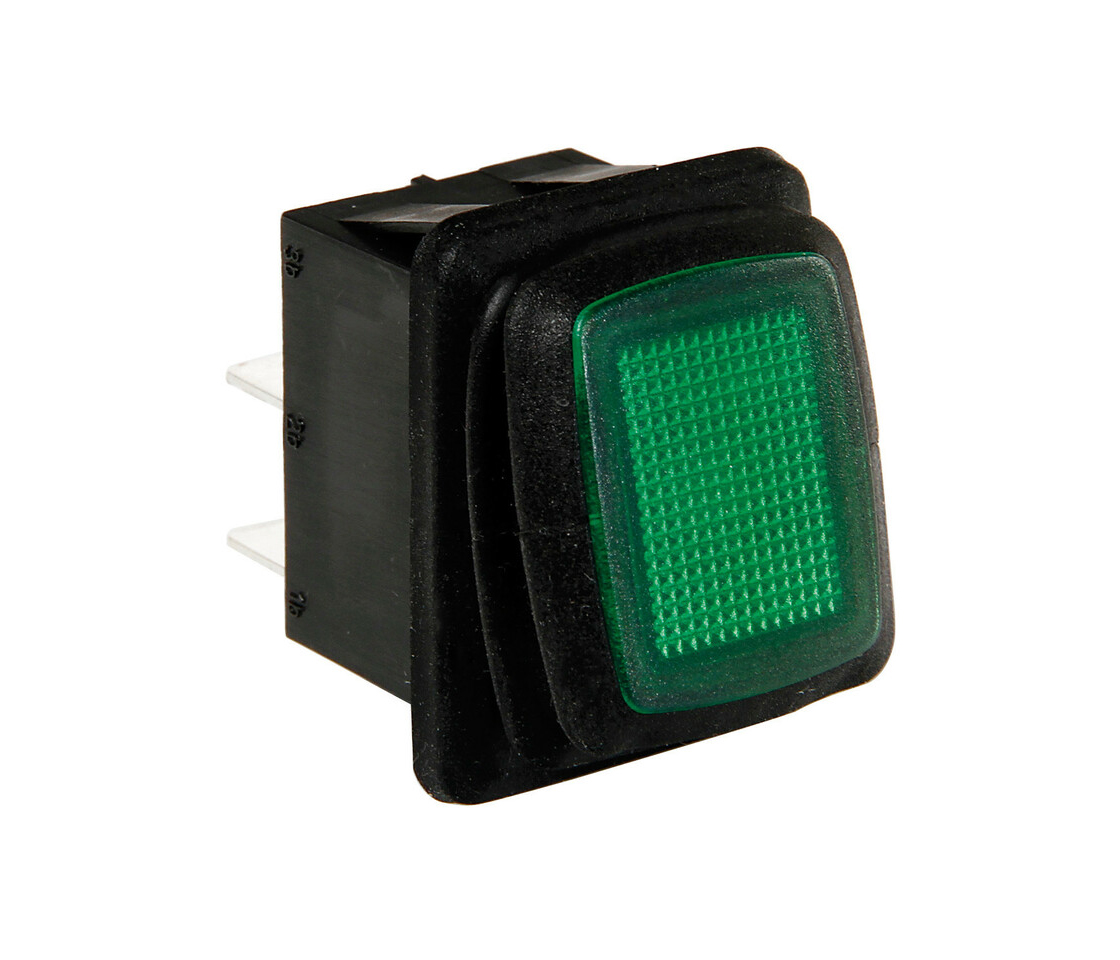 INTERRUPTOR IMPERMEAVEL LED VERDE 12/24V 45533 LAMPA INTERRUPTOR IMPERMEAVEL LED VERDE 12/24V 45533 LAMPA