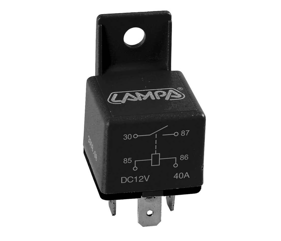 RELÉ UNIVERSAL 4 PINOS 12V 30A LAMPA