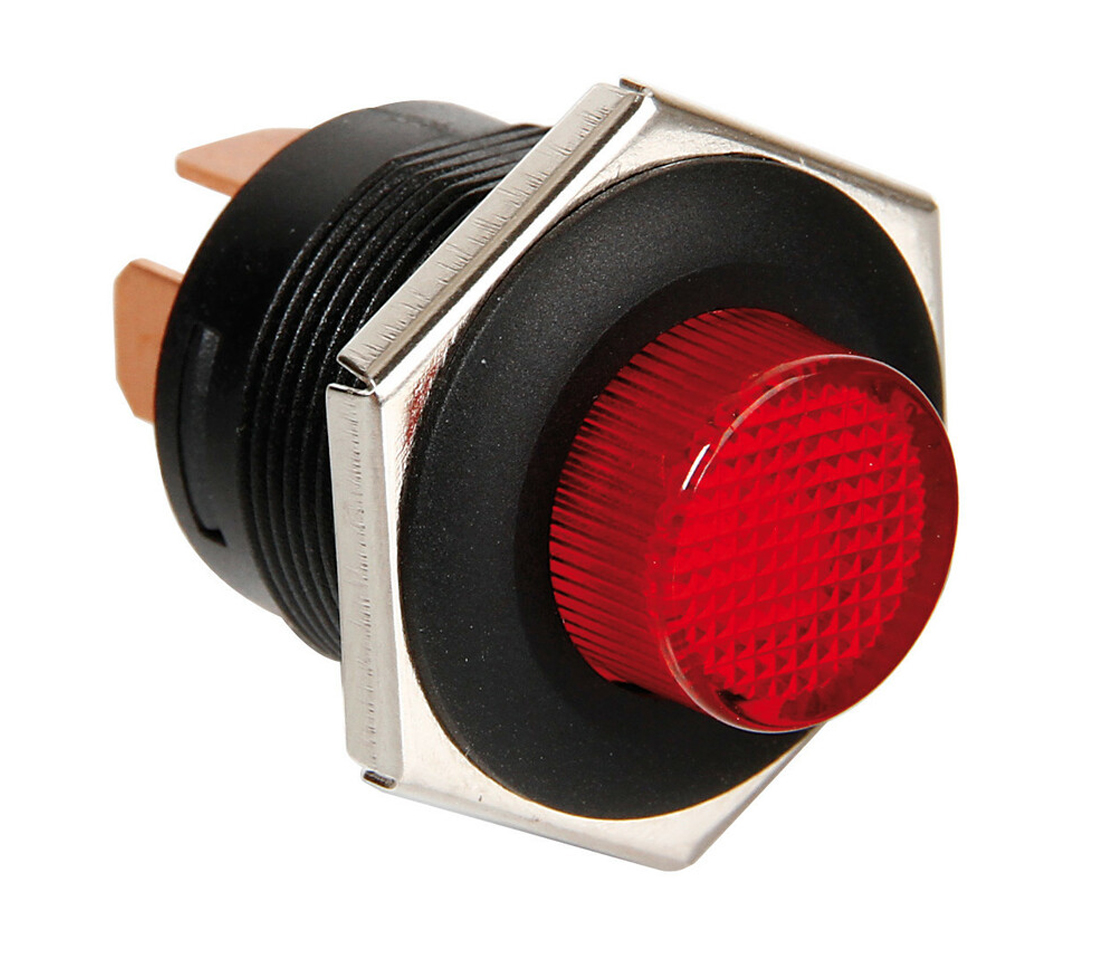 INTERRUPTOR LED VERM.12/24V 20A 45538 LAMPA