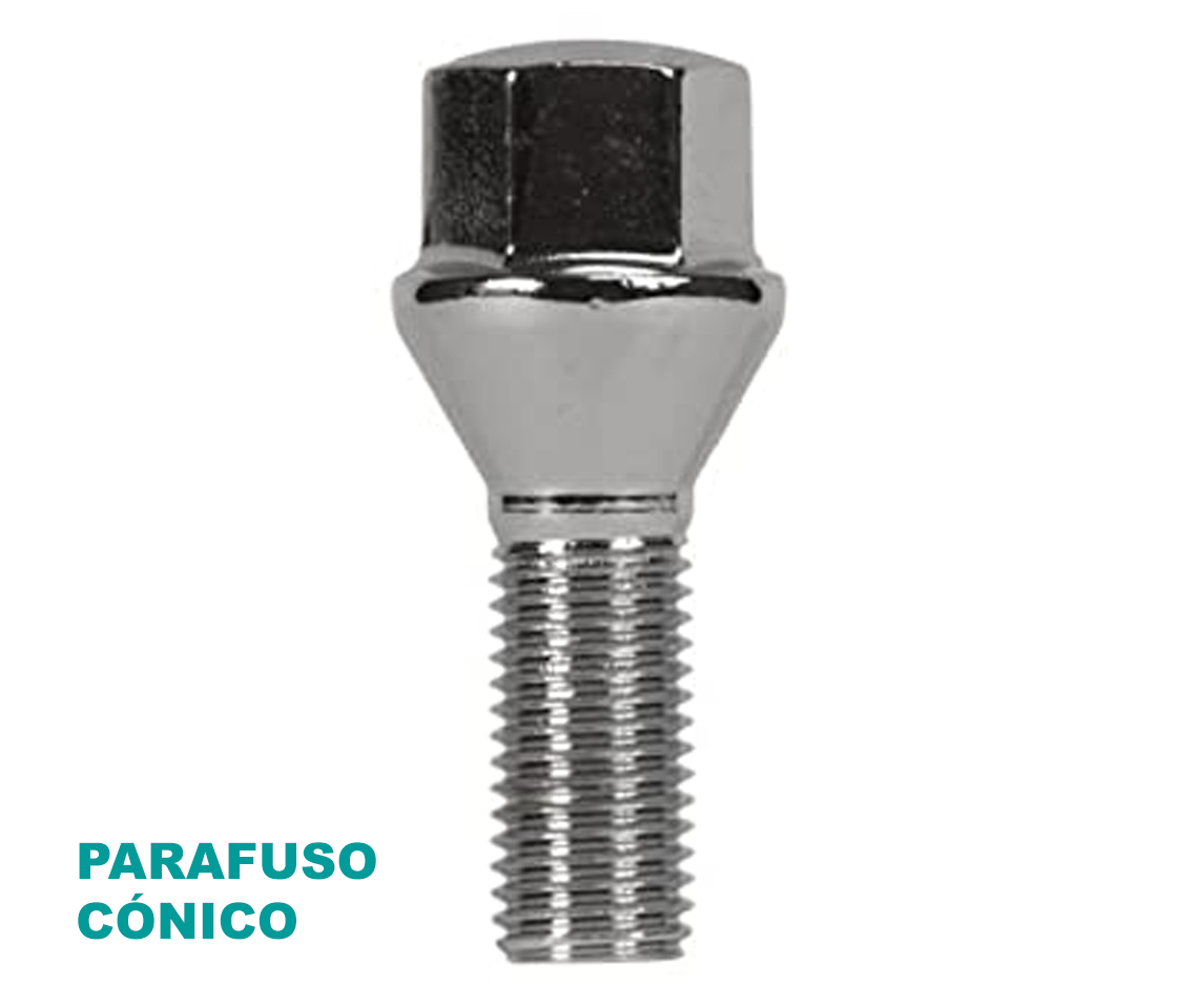 PERNO / PARAFUSO RODA M12X1.25 L30 CH17 T1