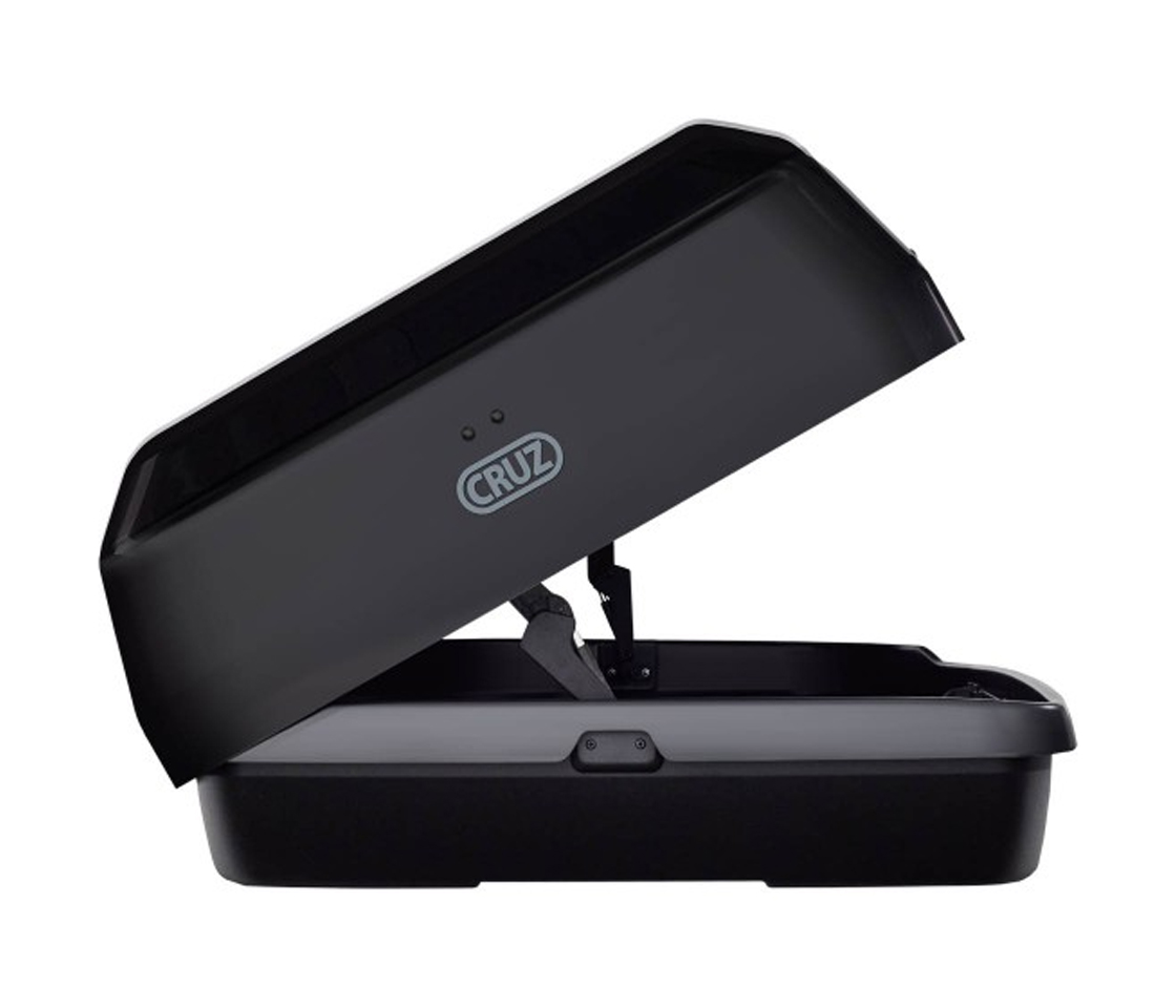 MALA/BAGAGEIRA/COFRE TEJADILHO 550L CRUZ PADDOCK PRETO BRILHANTE / GLOSSY