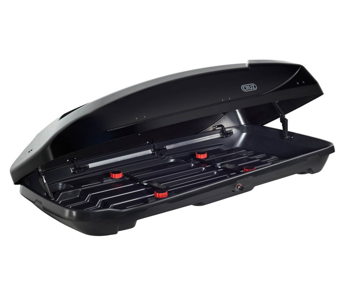 MALA/BAGAGEIRA/COFRE TEJADILHO 550L CRUZ PADDOCK PRETO BRILHANTE / GLOSSY