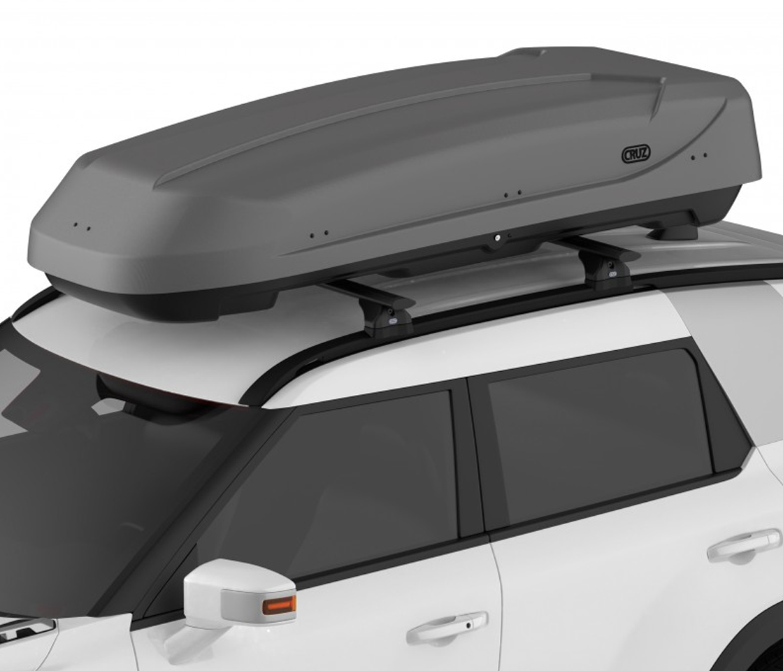 MALA/BAGAGEIRA/COFRE TEJADILHO 550L CRUZ PADDOCK CINZA TEXTURADO MALA/BAGAGEIRA/COFRE TEJADILHO 550L CRUZ PADDOCK CINZA TEXTURADO