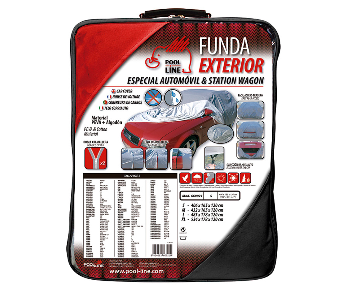 COBERTURA / CAPA CARRO EXTERIOR IMPERMEÁVEL LUXURY OUTER TAMANHO L
