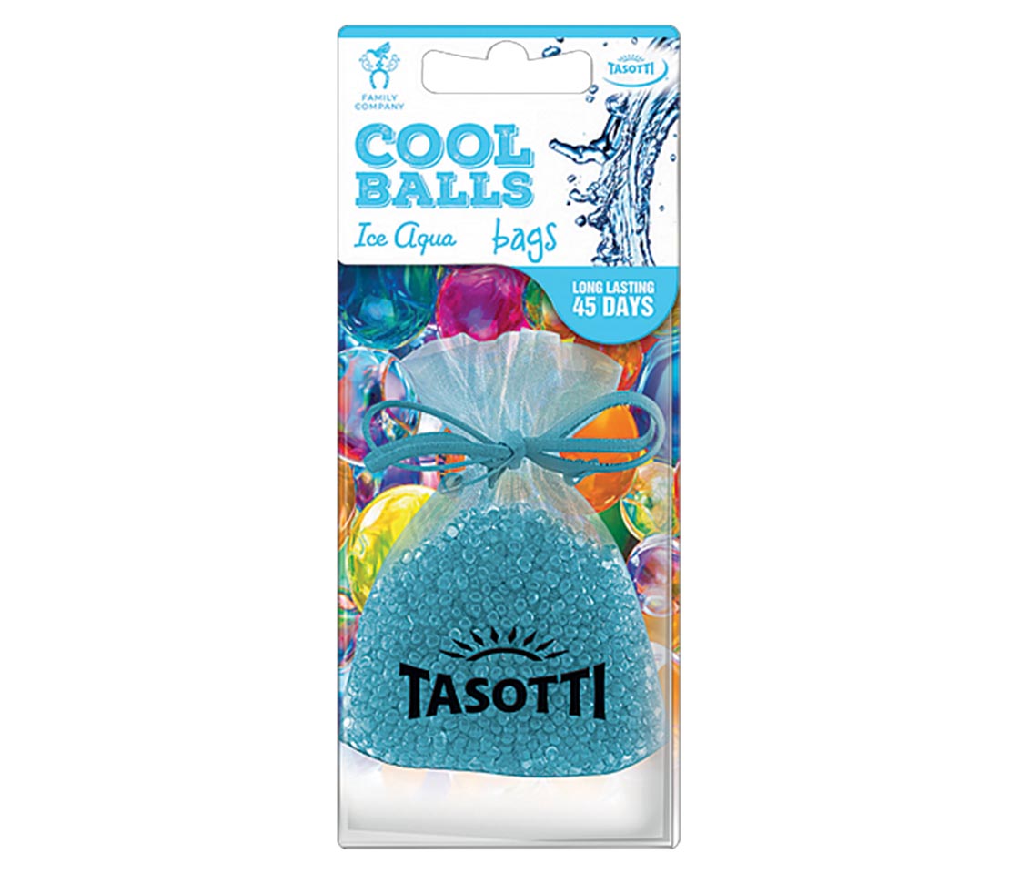 AMBIENTADOR TASOTTI COOL BALLS ICE AQUA PARA CARRO & CASA