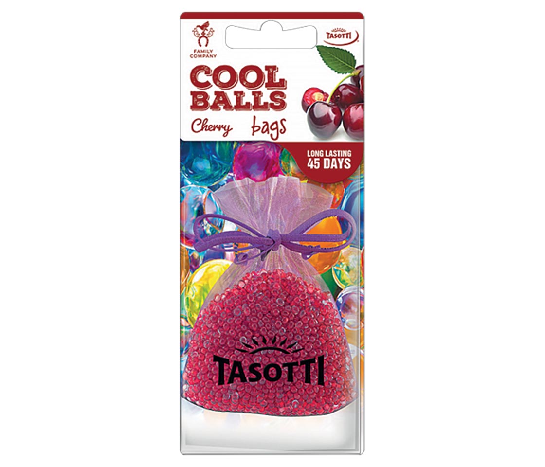 AMBIENTADOR TASOTTI COOL BALLS CHERRY PARA CARRO & CASA