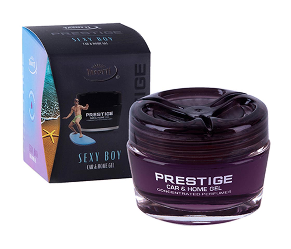AMBIENTADOR TASOTTI GEL PRESTIGE SEXY BOY PARA CARRO & CASA