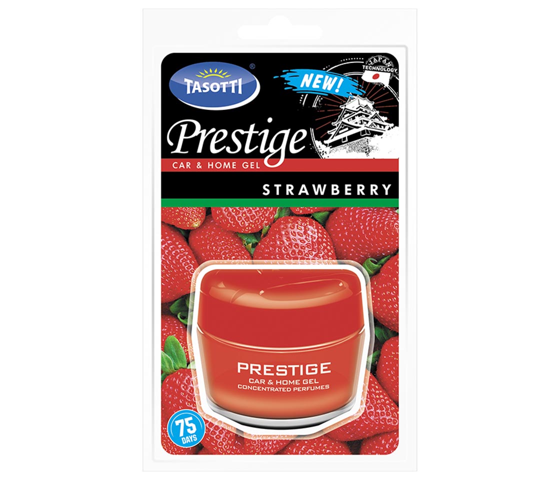 AMBIENTADOR TASOTTI GEL PRESTIGE STRAWBERRY PARA CARRO & CASA