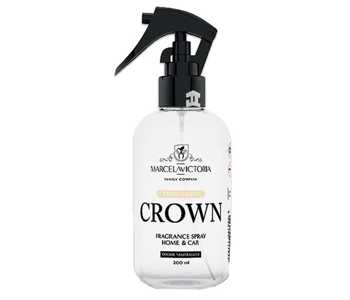 AMBIENTADOR TASOTTI SPRAY CROWN FRESH LINEN PARA CARRO & CASA