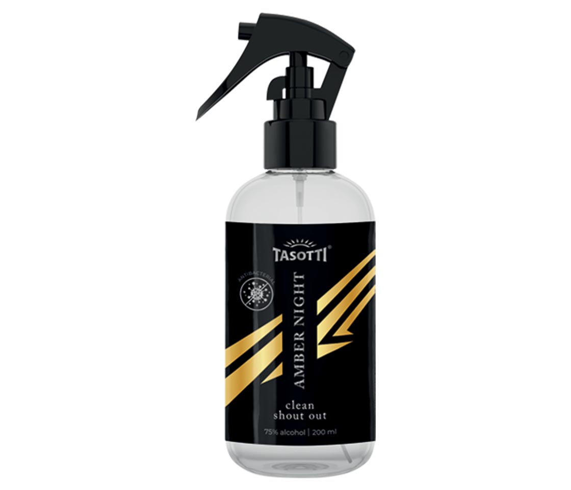 AMBIENTADOR TASOTTI SPRAY CLEAN SHOUT AMBER NIGHT PARA CARRO & CASA AMBIENTADOR TASOTTI SPRAY CLEAN SHOUT AMBER NIGHT PARA CARRO & CASA