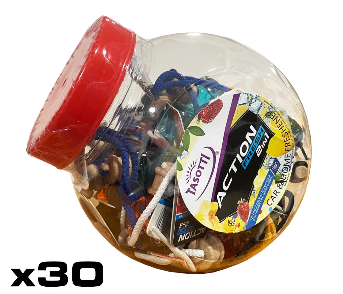 BOIÃO 30 AMBIENTADORES ACTION FRESH 4ML