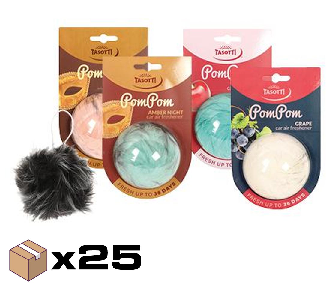 CAIXA 25 AMBIENTADORES TASOTTI POM POM CARRO & CASA
