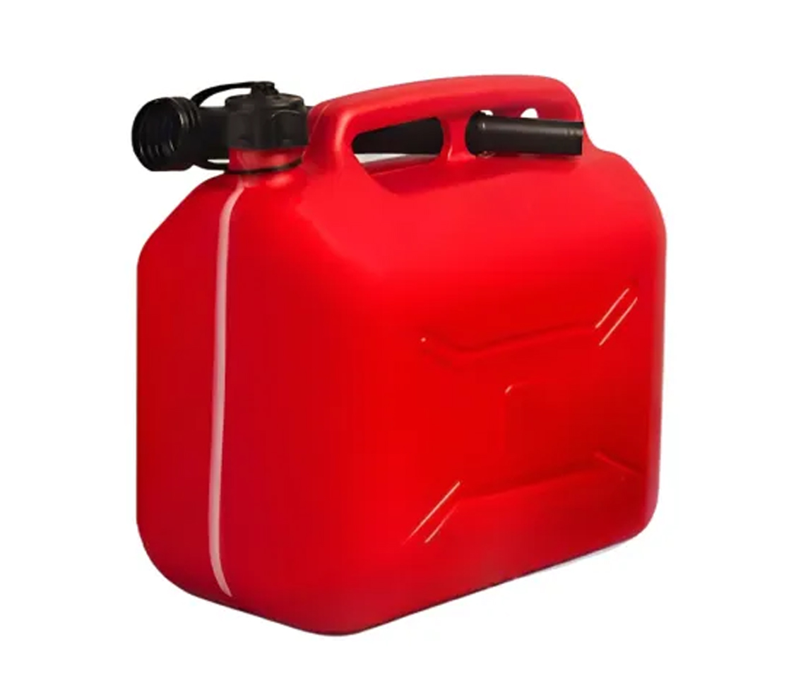 JERRYCAN PLÁSTICO VERMELHO 10L HOMOLOGADO