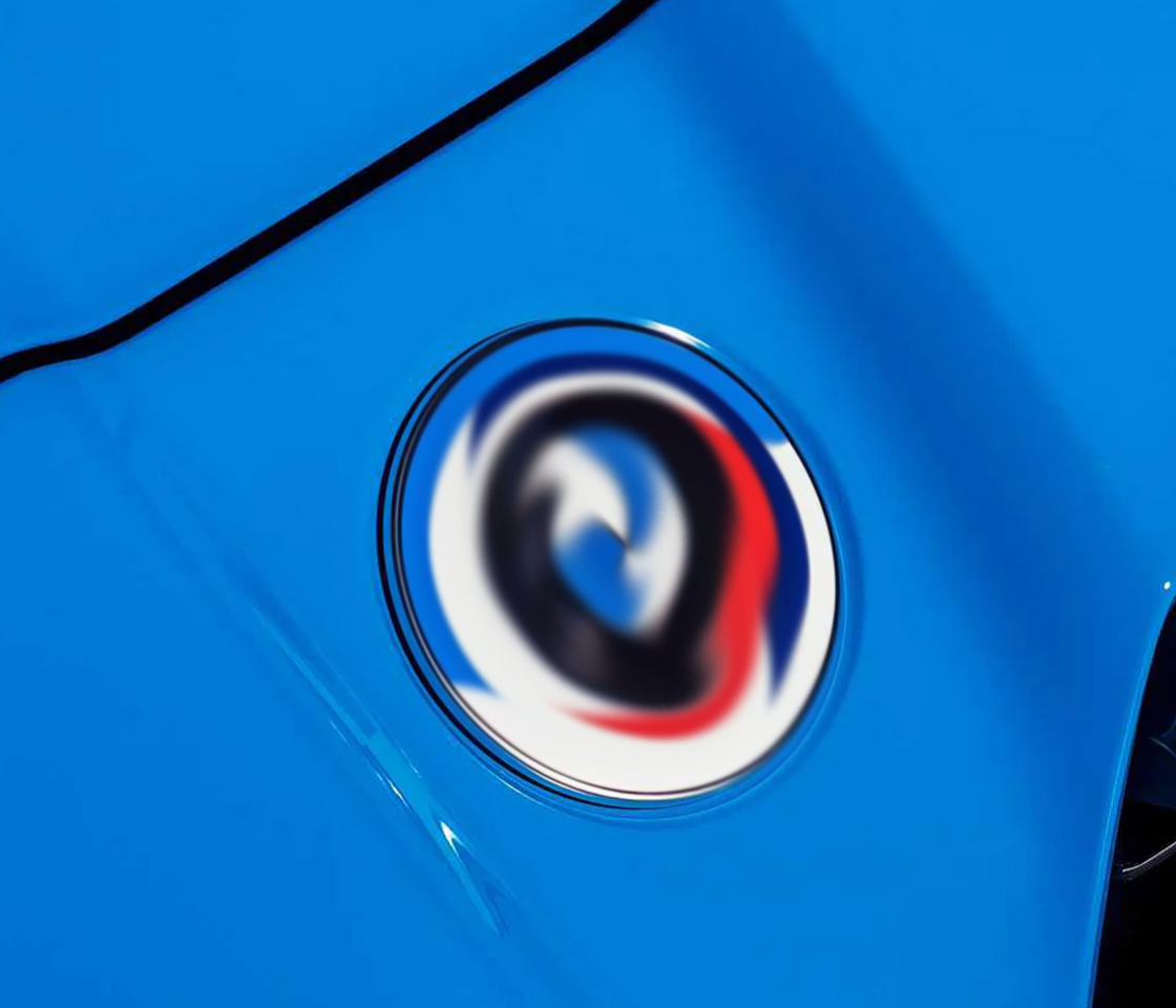 AUTOCOLANTE CAPOT / MALA ALUMÍNIO BMW 50 ANOS 77,5MM AUTOCOLANTE CAPOT / MALA ALUMÍNIO BMW 50 ANOS 77,5MM