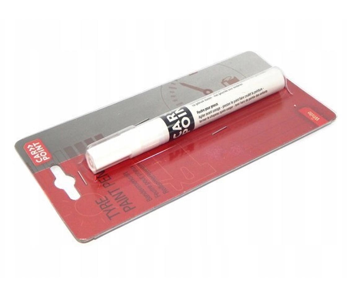 CANETA TINTA BRANCA PARA PNEUS CARPOINT