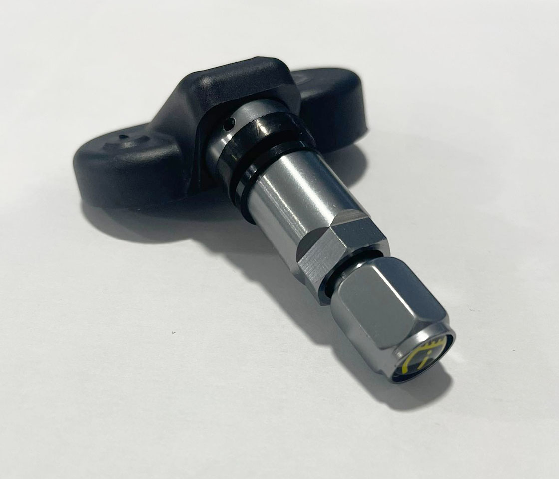 KIT VÁLVULAS TPMS PRESSÃO PNEUS UNIVERSAIS INTERIORES COM MOSTRADOR