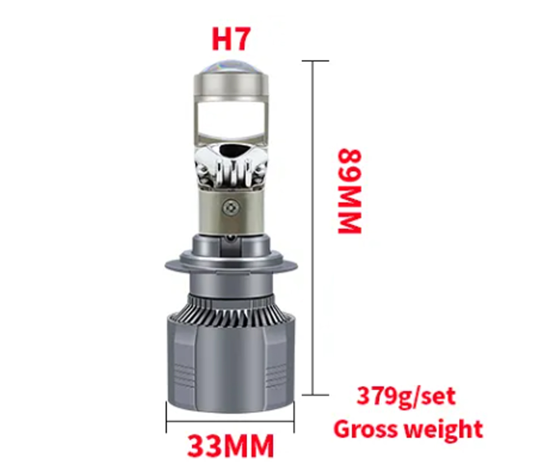 LAMPADA LED  H7 MEGA LED 6000k 85W 10200LMN 9>36V