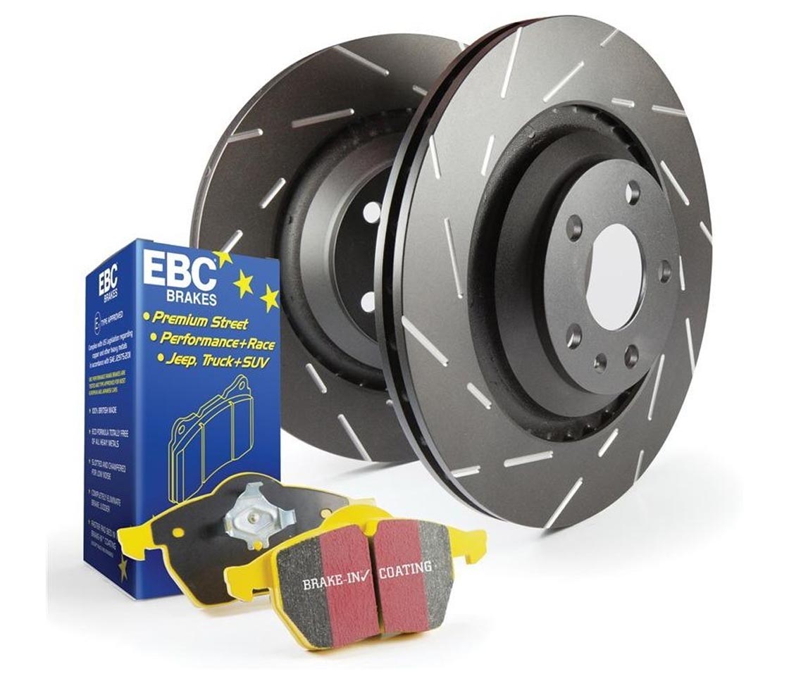 KIT CALÇOS TRAVÃO + DISCOS TRAVÃO EBC BRAKES DP41383/2R+USR414    PD08KF552