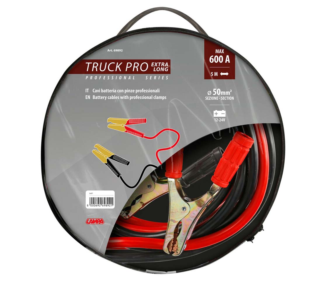 CABOS BATERIA / DESEMPANAGEM 12/24V TRUCK PRO 500CM 600A    69892