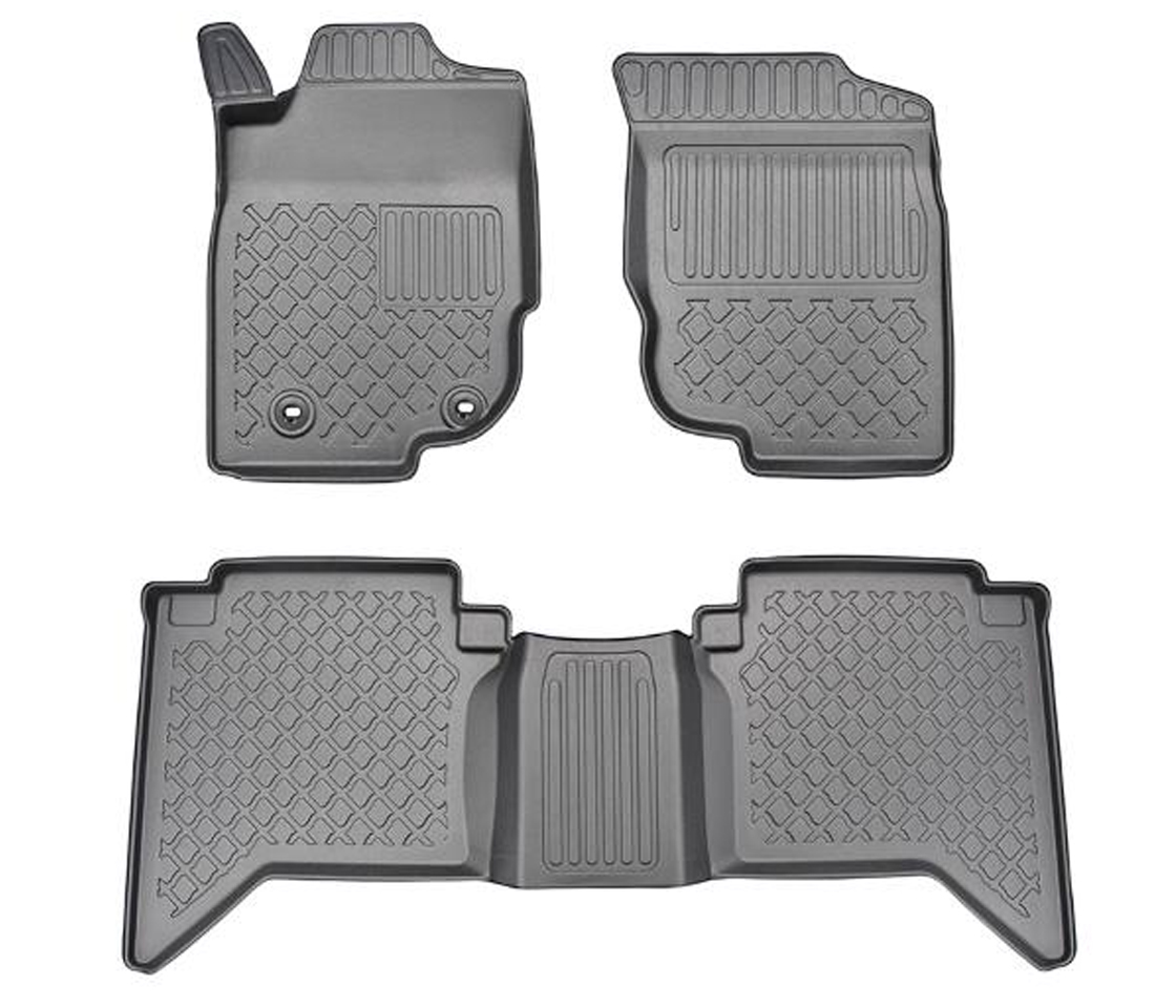 TAPETES TPE 3D TOYOTA HILUX 06» CAB DUPLA