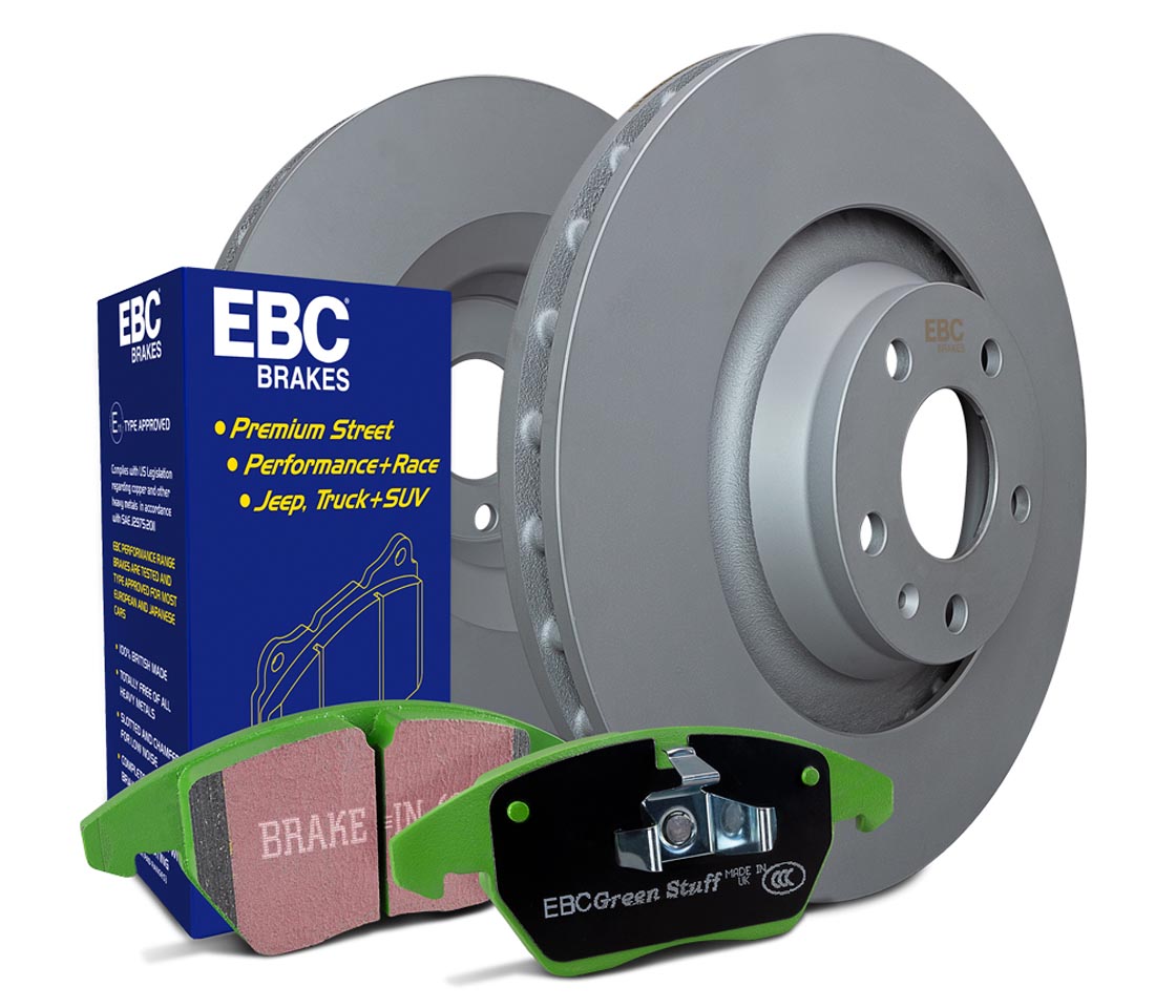 KIT CALÇOS TRAVÃO + DISCOS TRAVÃO EBC BRAKES DP1749+D1315 PD01KR535