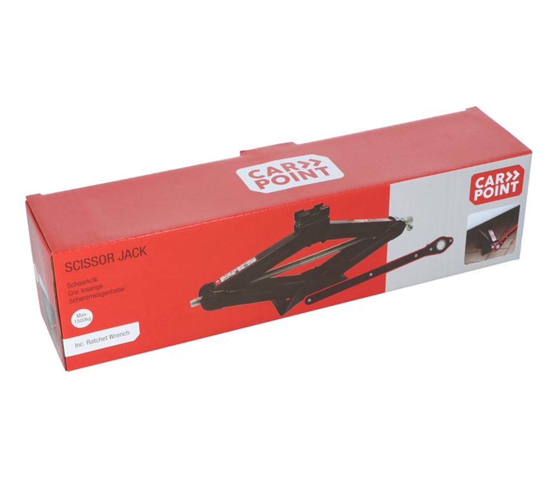 MACACO TIPO TESOURA 1500KG COM CHAVE ROQUETE