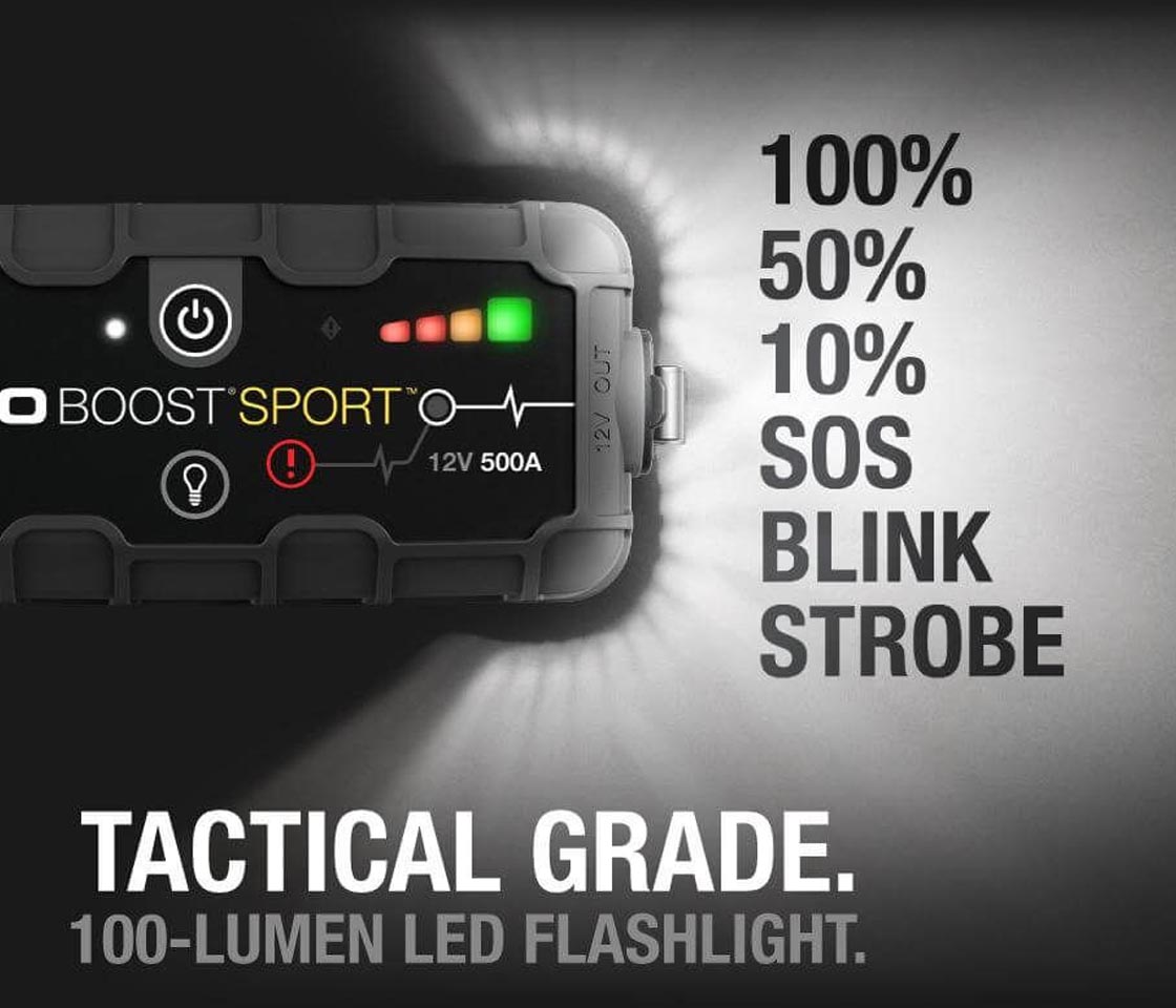 JUMPSTARTER / BOOSTER de ARRANQUE 500A 12V NOCO SPORT LITHIUM GB20