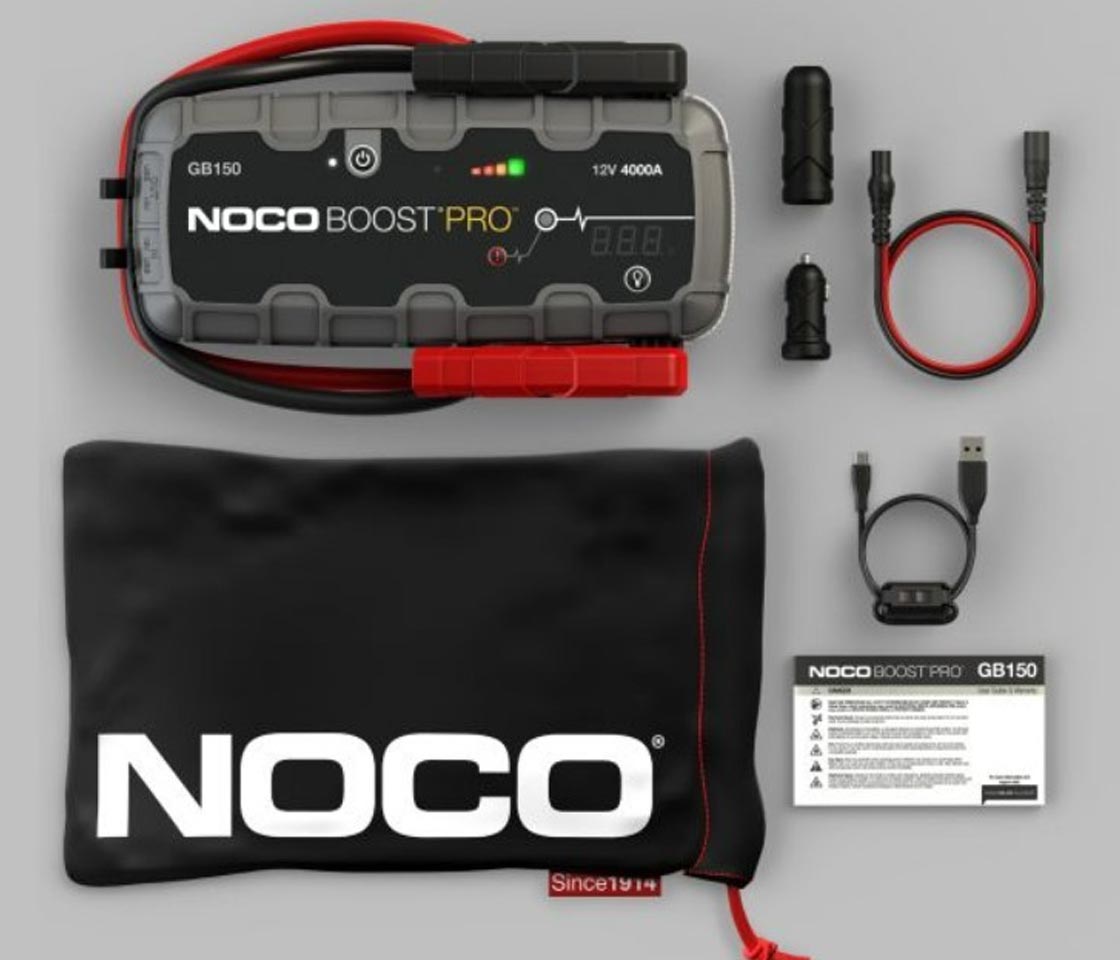 JUMPSTARTER / BOOSTER de ARRANQUE 3000A 12V NOCO BOOST PRO LITHIUM GB150