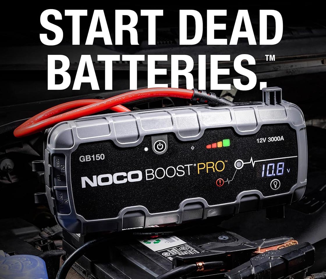 JUMPSTARTER / BOOSTER de ARRANQUE 3000A 12V NOCO BOOST PRO LITHIUM GB150