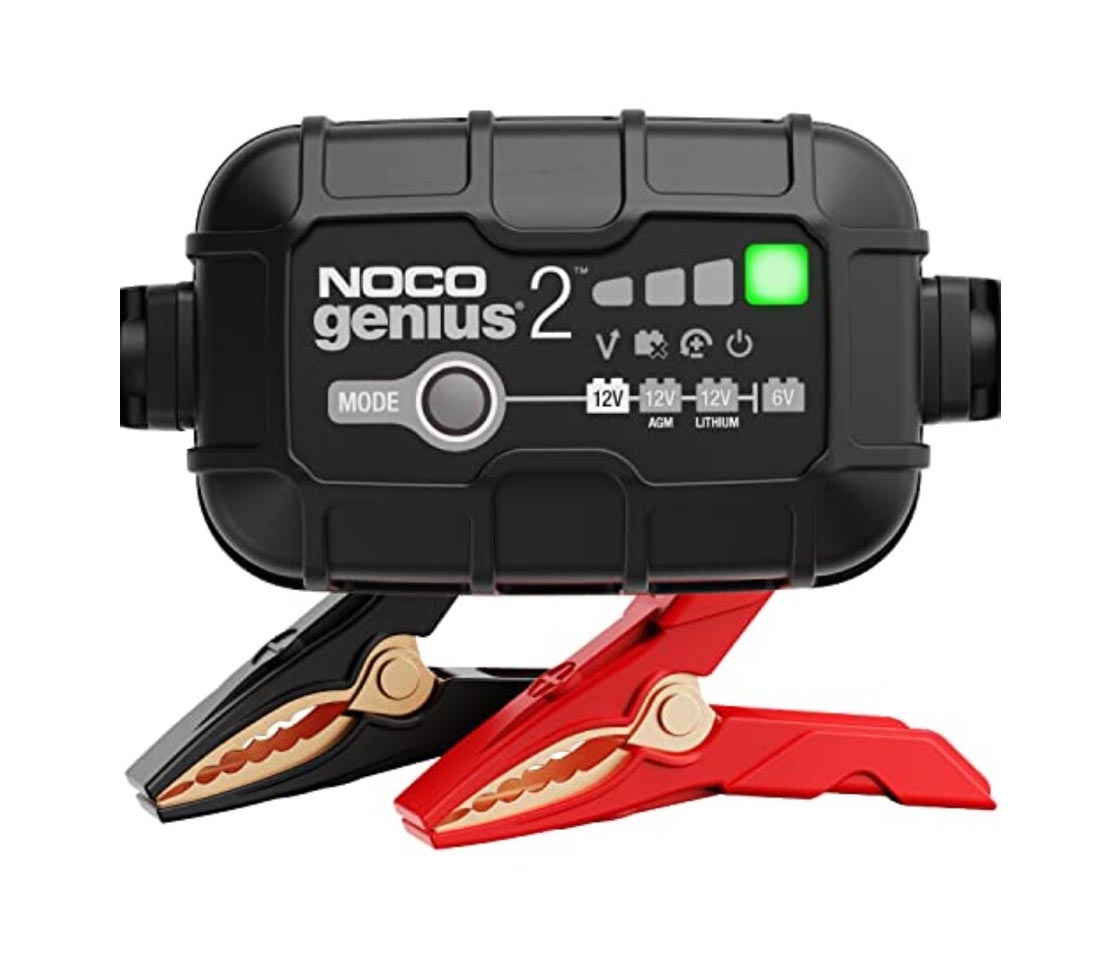 CARREGADOR INTELIGENTE BATERIAS 6 e 12V NOCO 2A GENIUS 2 