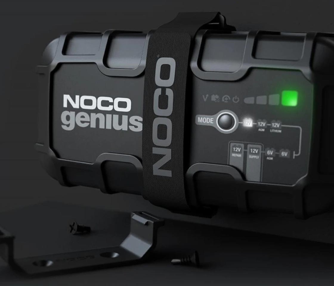 CARREGADOR INTELIGENTE BATERIAS 6 e 12V NOCO 10A GENIUS 10