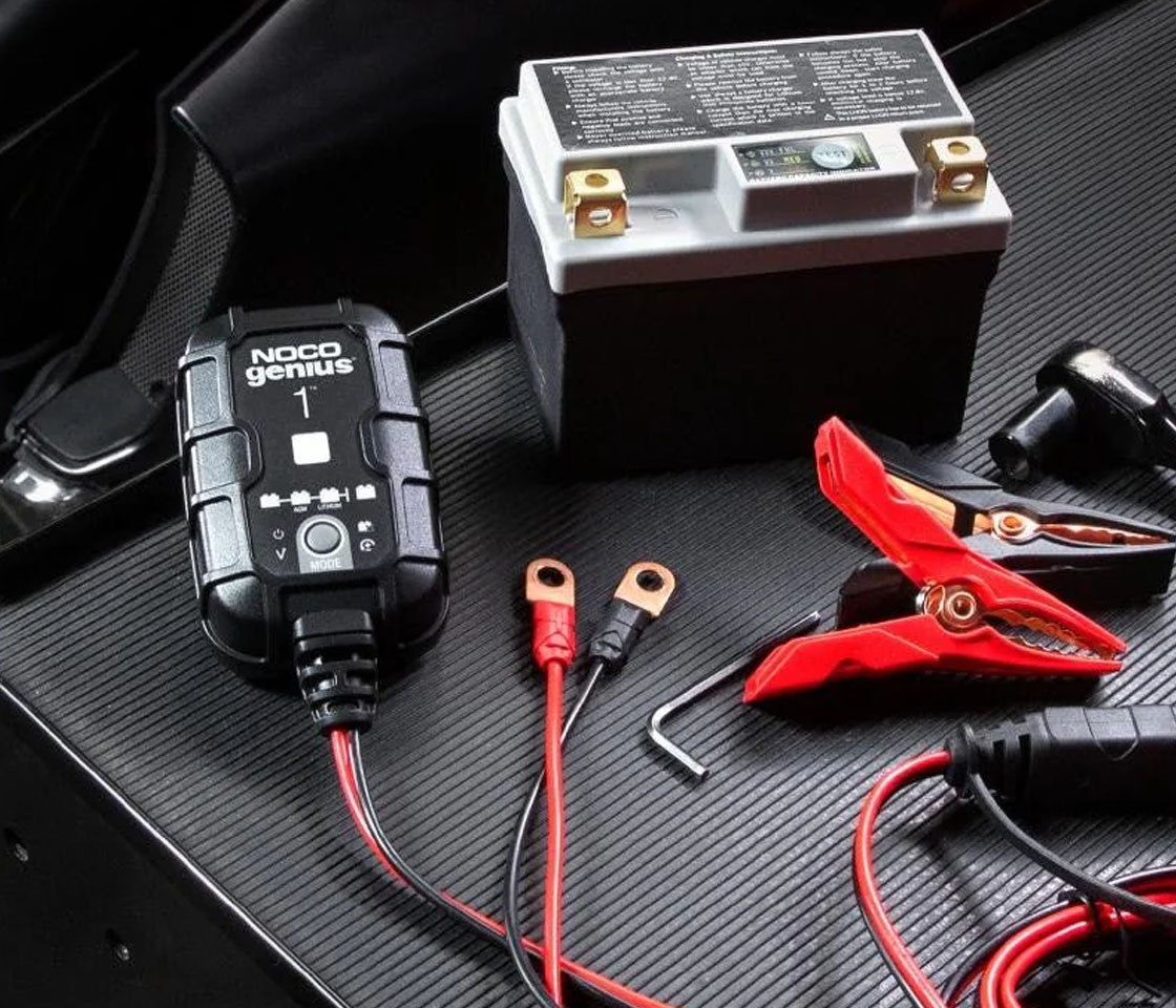 CARREGADOR INTELIGENTE BATERIAS 6 e 12V NOCO 1A GENIUS 1