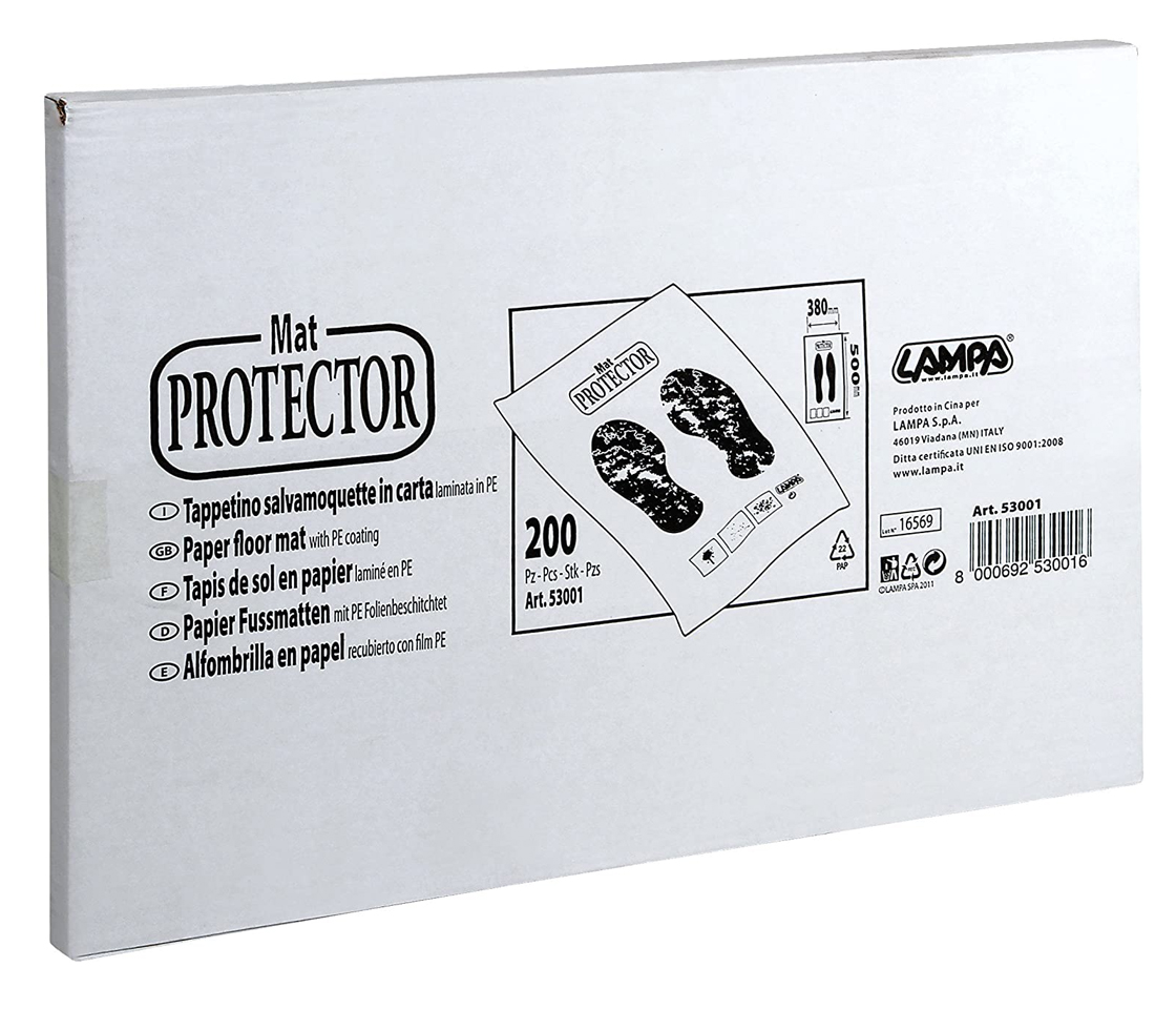 DISPENSADOR PROTECÇÕES PAPEL PARA TAPETES 53001 LAMPA