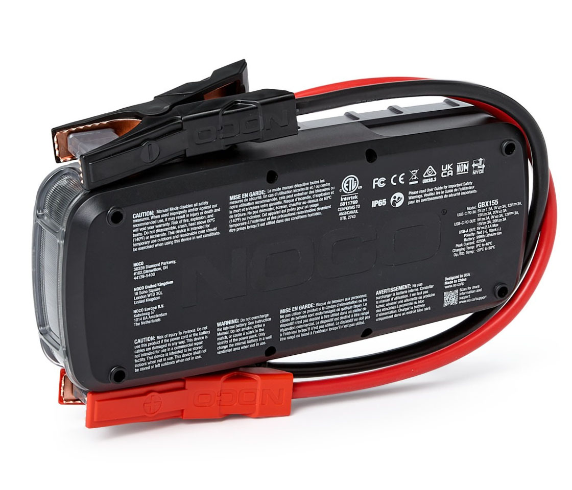 BOOSTER / JUMPSTARTER de ARRANQUE 4250A 12V NOCO BOOST X GBX155