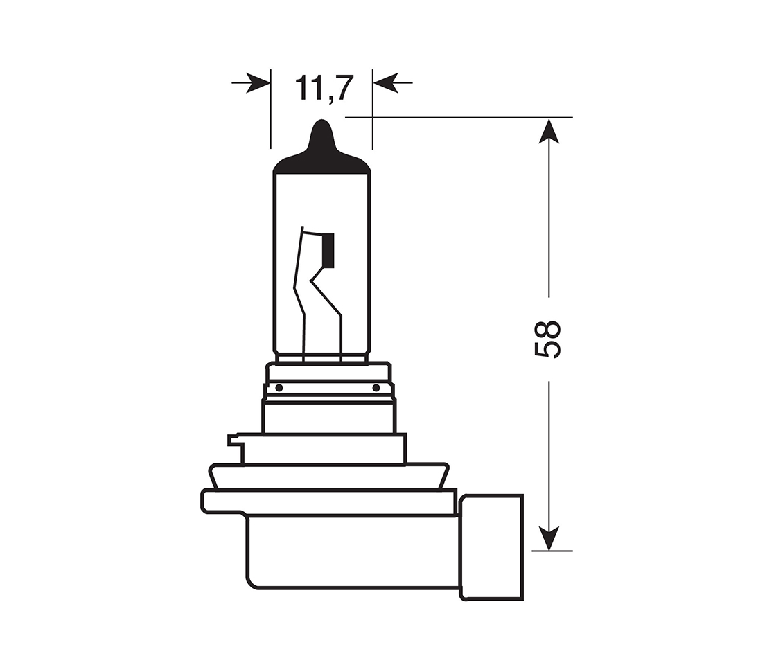 LAMPADA  H11 55W LAMPA