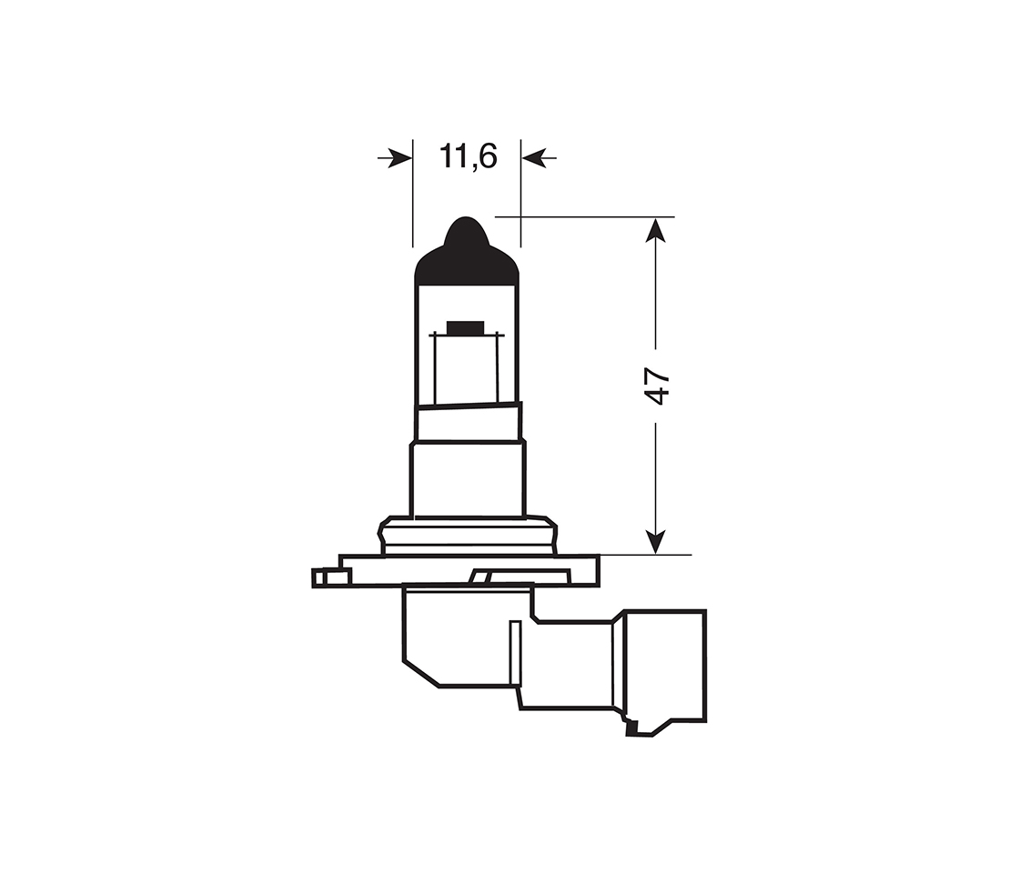 LAMPADA  H12 BLUE-XE 53W 4500K LAMPA