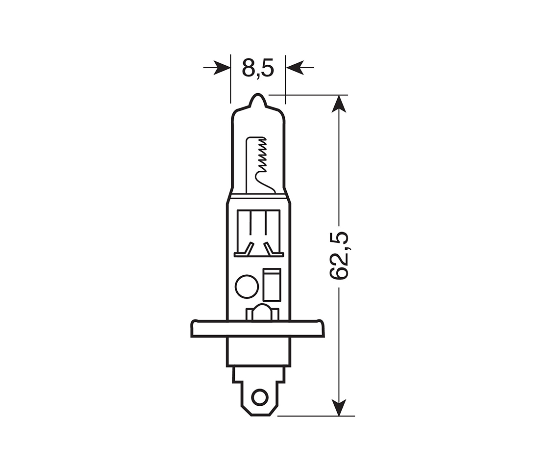 LAMPADA  H1 PLASMA XENON 12V 55W 4150K LAMPA